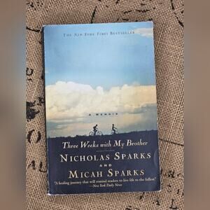 Three Weeks with My Brother by Nicholas Sparks Paperback Book